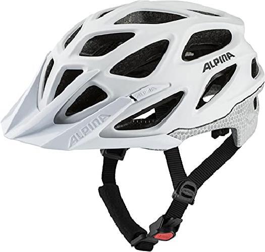 Alpina, MYTHOS Unisex-Adult, white reflective, 52-57 cm