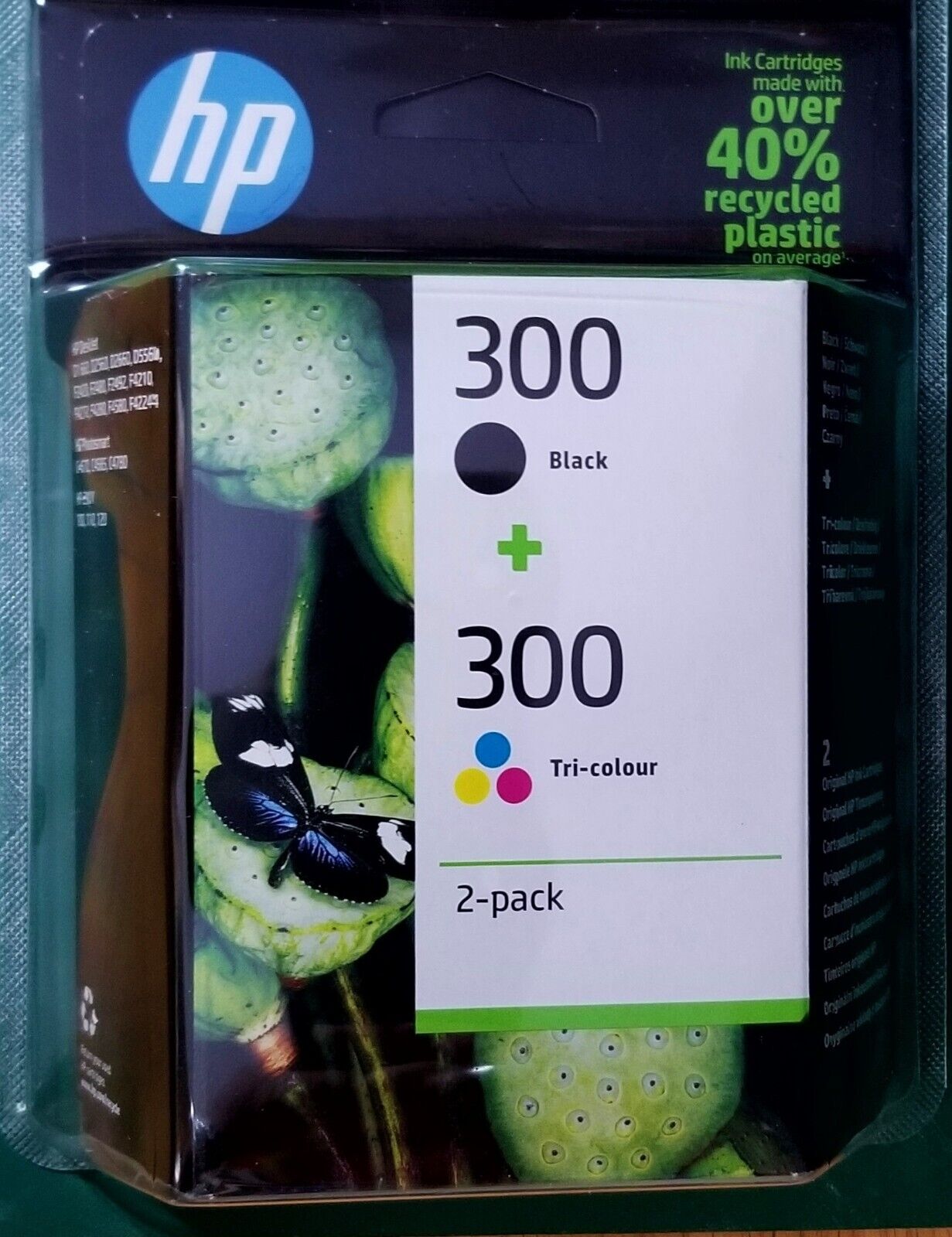 CARTUCCE ORIGINALI HP 300 2-PACK Nero + Colore Deskjet D2560 2660 F4220 CN637EE