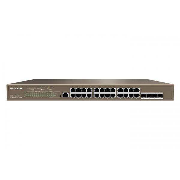 G5328P-24-410W  SWITCH IP-COM G5328P-24-41 24P GIGABIT PoE+4P SFP, L3 MANAGED, M