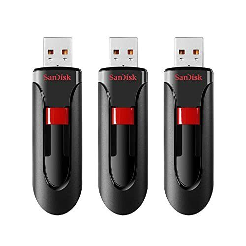 SanDisk Cruzer Glide 32 GB, Unità flash USB - Confezione da 3 unità, (n9U)