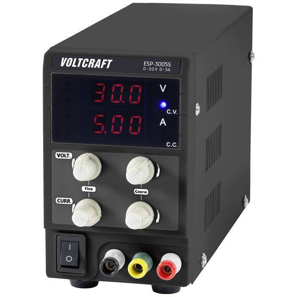 VOLTCRAFT VC-12839630  ESP-3005S Alimentatore da laboratorio regolabile 0 - 30 V