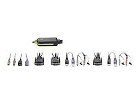 LevelOne KVM-0260 1920 x 1200 Pixel Nero Grigio Kvm switch KVM-0260