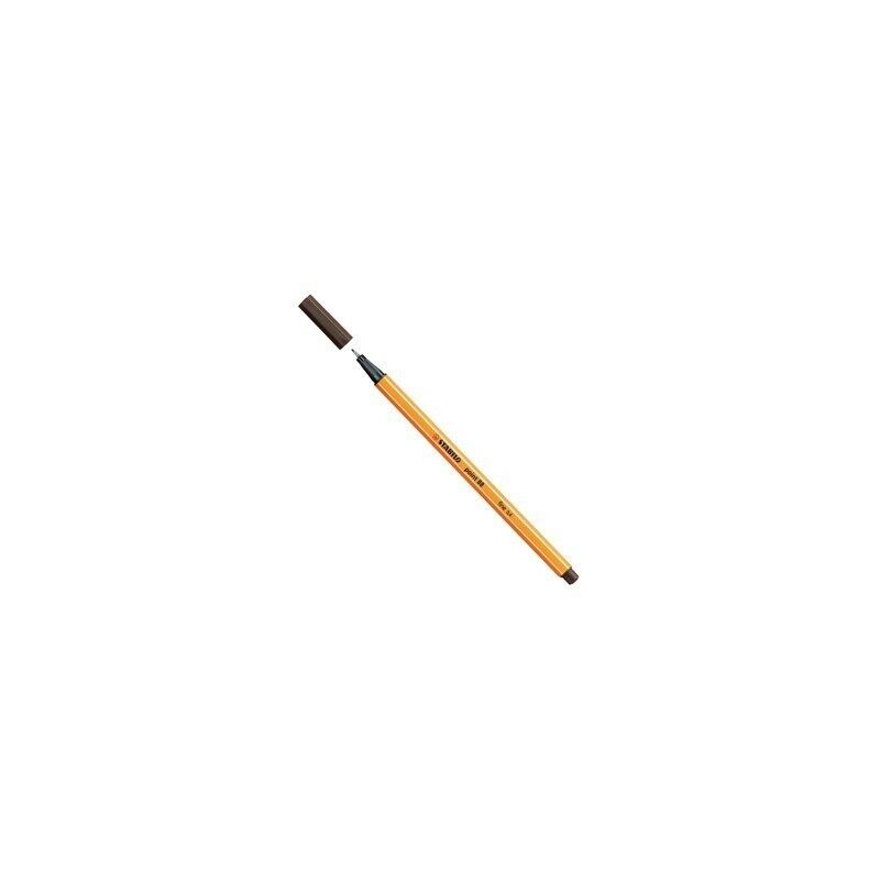 Pennarello Stabilo Point 88 65 Terra d'ombra (10 Pz) Fineliner punta fine