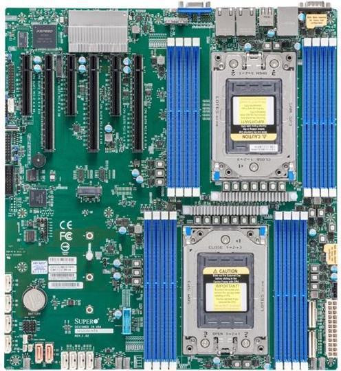 Super Micro SUPERMICRO H12DSi-NT6 - Motherboard - Erweitertes ATX - Socket SP3 -