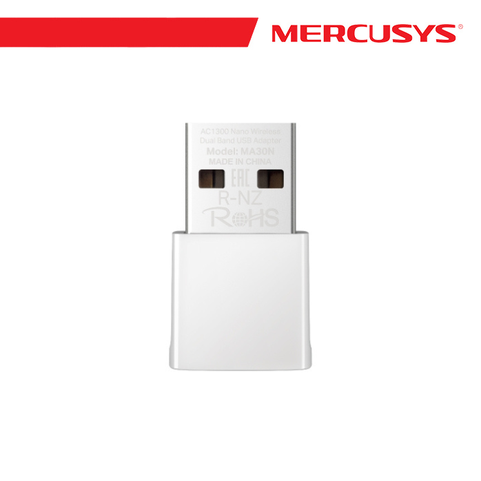 Adattatori USB WiFi Mercusys Nano Scheda Wireless Dual Band AC1300 USB - MA30N