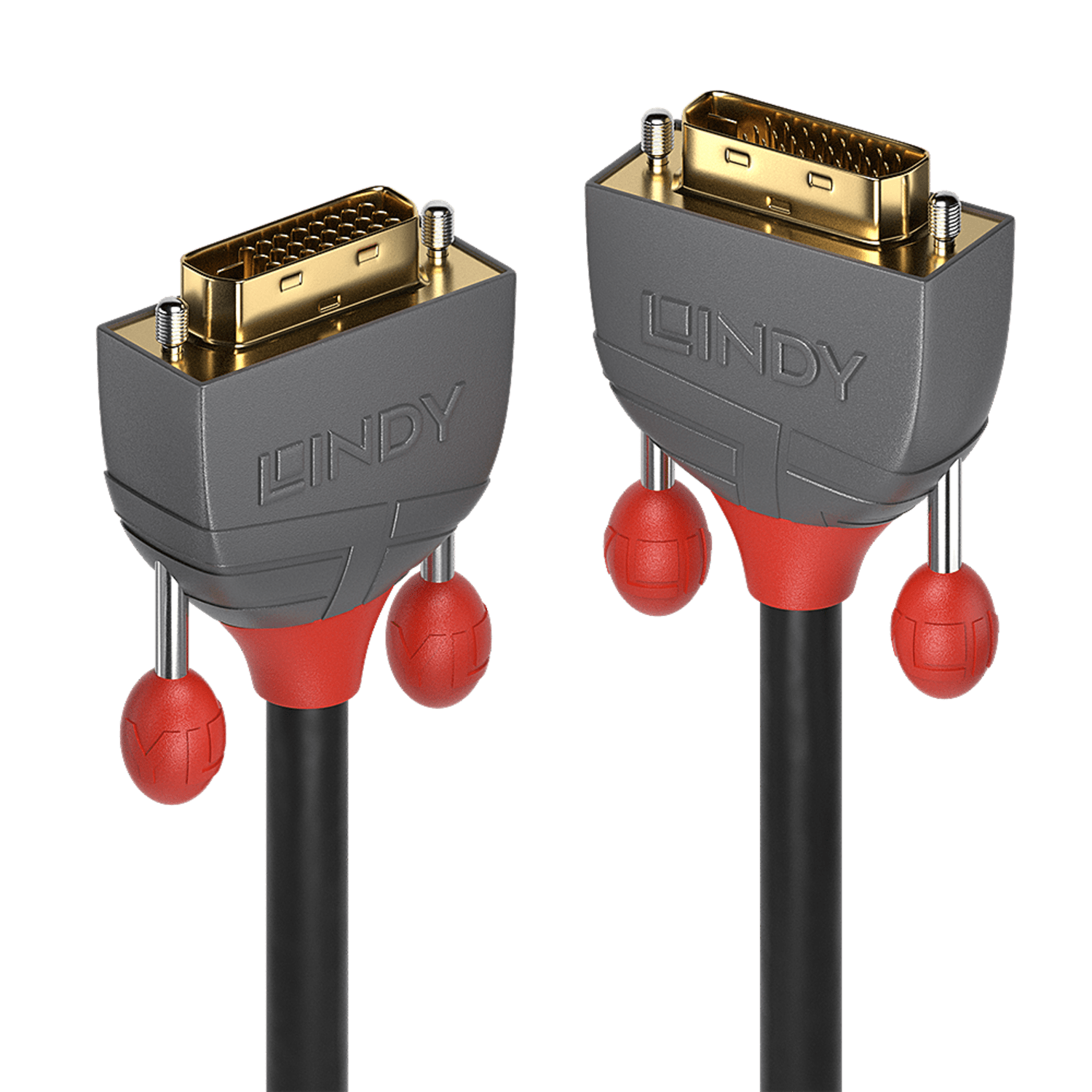 Lindy 36226 Cavo DVI-D Dual Link Anthra Line, 10m
