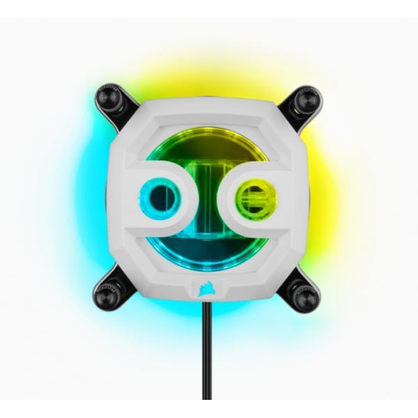 Corsair Hydro X CPU Waterblock XC7 RGB PRO, White - Socket 1200 / 1700 / AM4