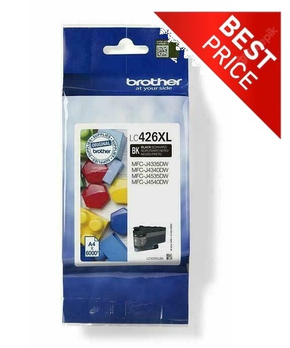 BROTHER LC426XL nero ORIGINALE per Brother MFCJ4540DWXL  MFCJ4340DW MFCJ4540