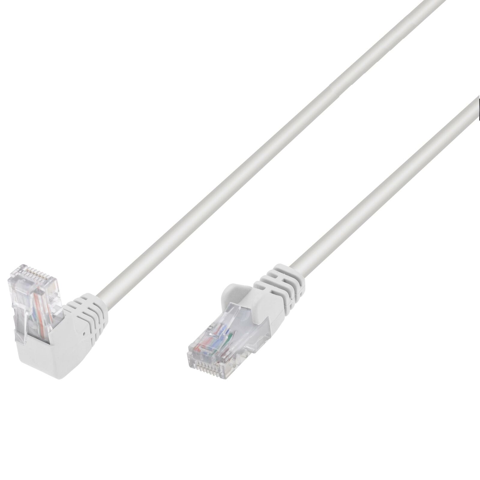 Techly Professional Cavo di Rete Patch Connettore Angolato 90&deg; CCA Cat. 5E U