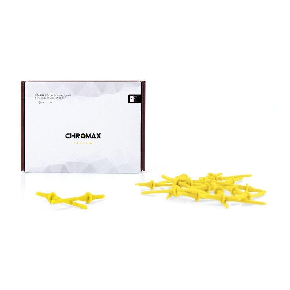 Noctua Cromax NA-SAV2 Anti-Vibration Mounts - Yellow