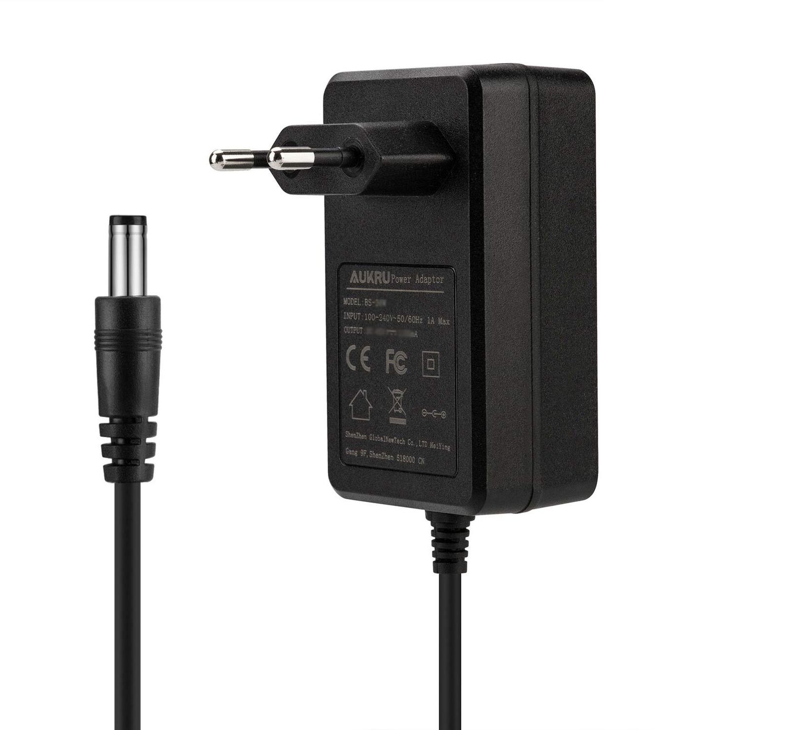 Aukru Alimentatore 12V 3A per AVM FRITZBox 7570 / 7490 / 7430 / 7390 / 7360 /...