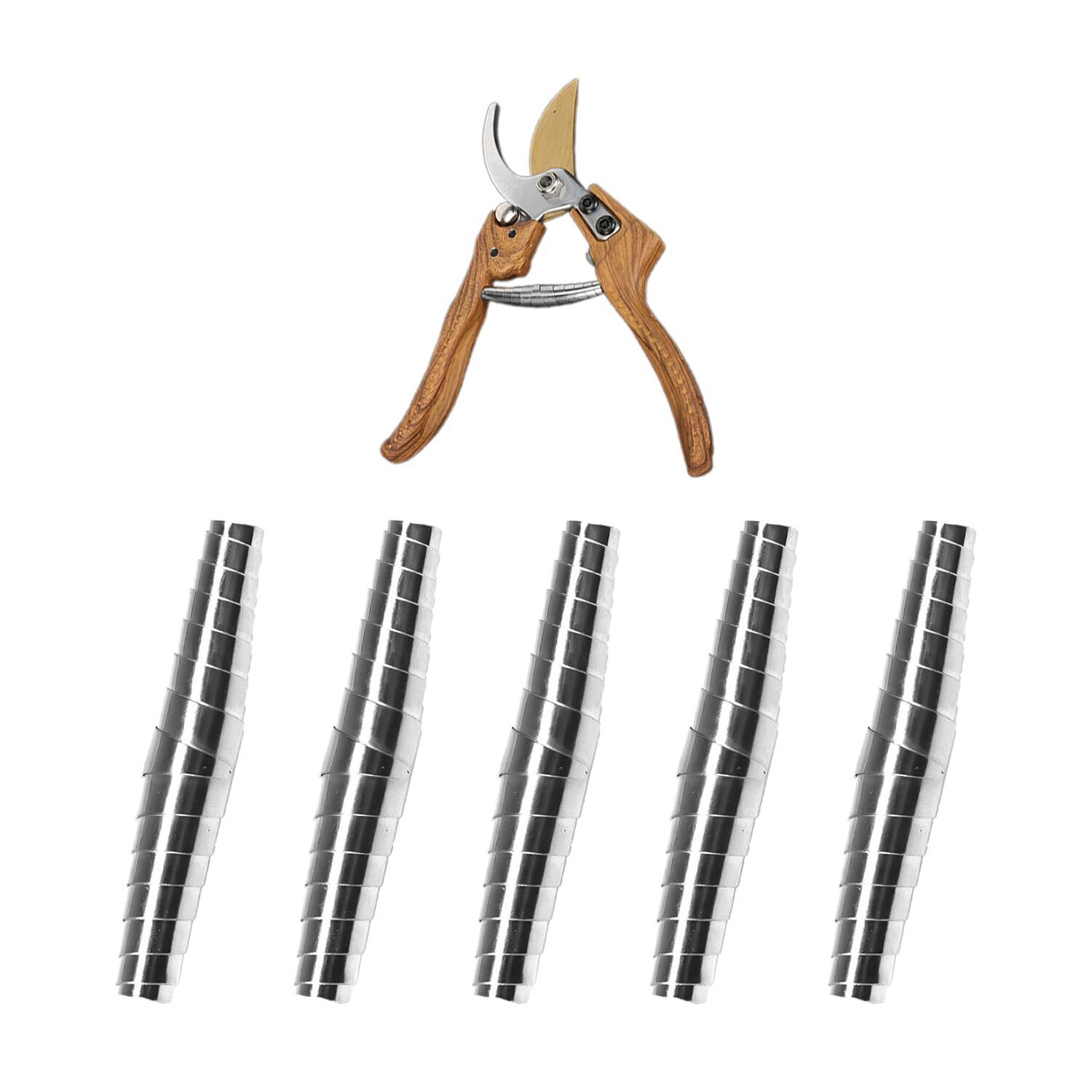 5 molle per cesoie da giardino, molle di ricambio, molle in acciaio inox, (p5p)