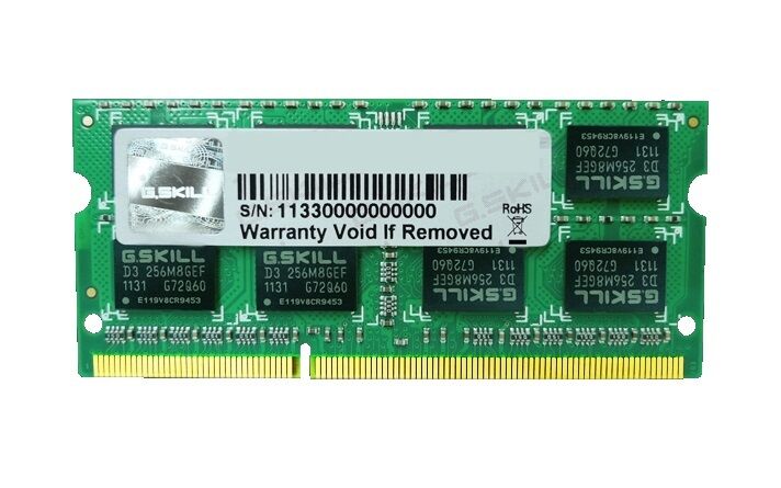 2GB G.Skill portatile di DDR3 1066 MHz SO-DIMM memoria per Apple Mac (PC3-8500)
