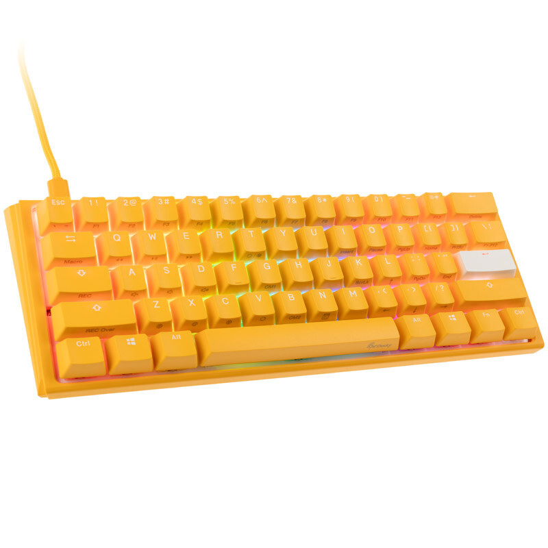 Ducky One 3 Yellow Gaming Tastatur RGB LED MX-Red DKON2161ST-RUSPDYDYYYC1