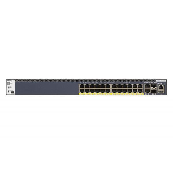 Netgear - Retail M4300-28G-POE+STCKL MGD SWITCH APS1000W