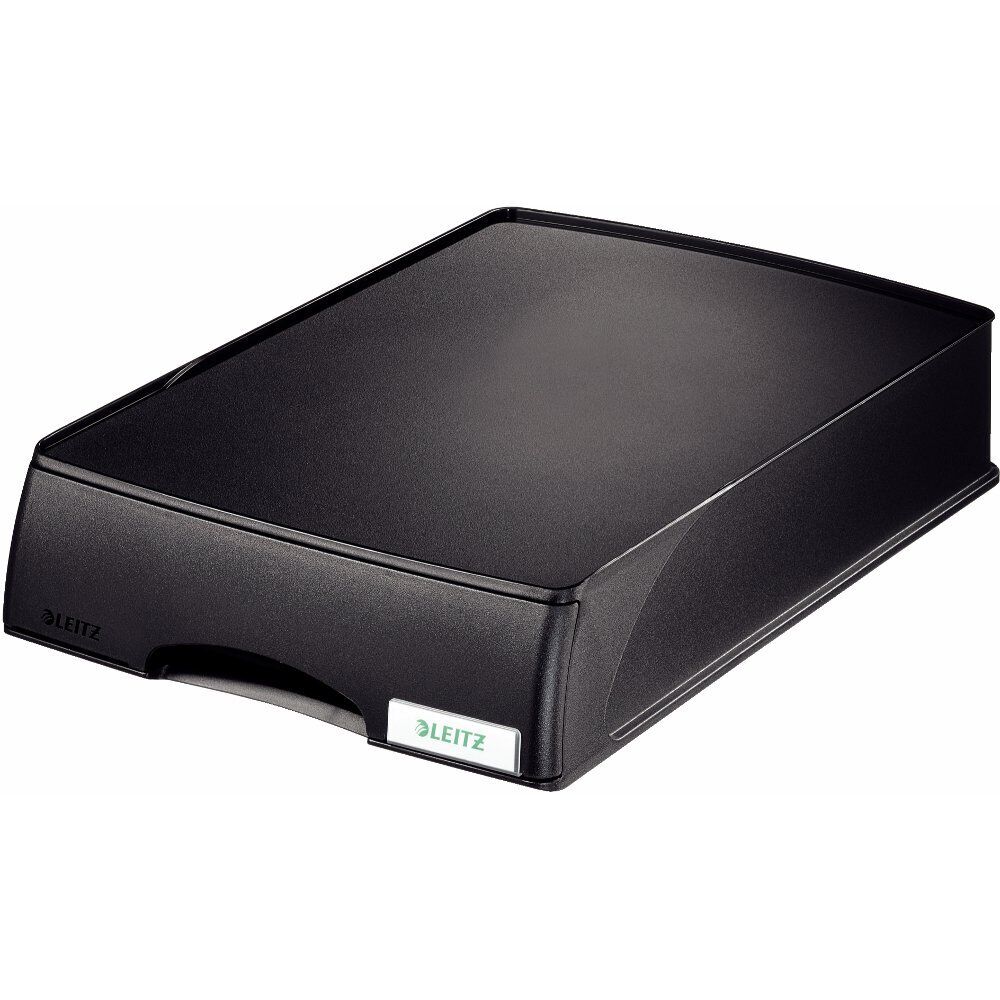 Leitz A4 Letter Tray Drawer Unit, Black, Plus Range, 52100095