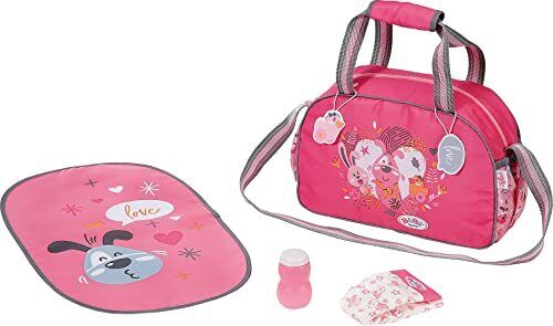 BABY born Changing Bag - Doll Changing Bag with Changing Mat, Lotion (v7n)