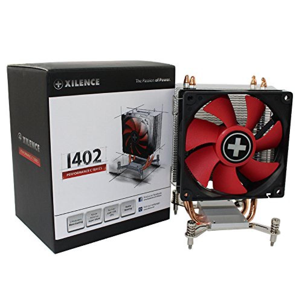 (TG. Heatpipe Kühler intel) Xilence I402 Intel Cooler, Nero/Rosso - NUOVO