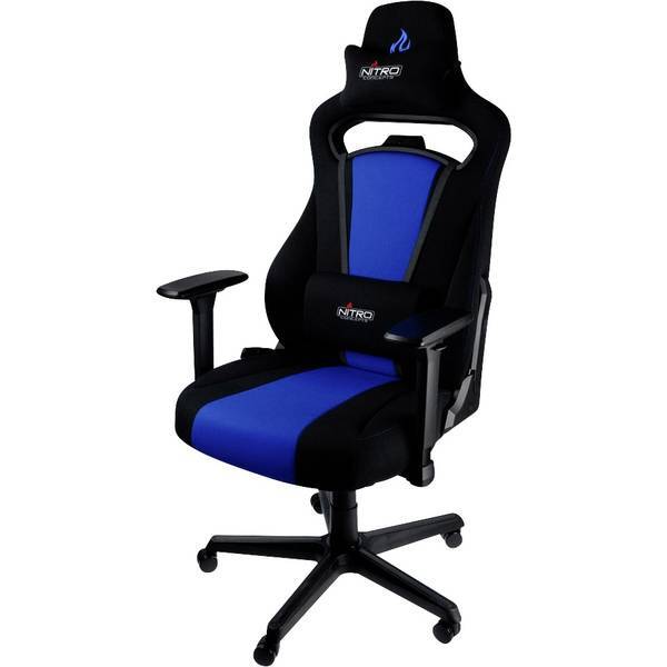 Nitro Concepts NC-E250-BB  E250 Sedia da gioco Nero-Blu