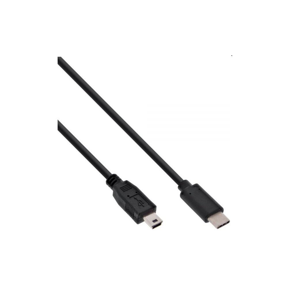InLine Cavo USB 2.0, Type C maschio a Type Mini-B (5pin) maschio, nero, 3m