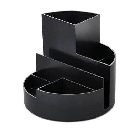 Portaoggetti Maul MAULRoundBox - riciclato nero - Ø 14 cm h.12,5 cm Z710013