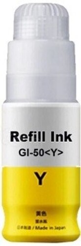 INCHIOSTRO GI-50Y GIALLO 3405C001 SERBATOIO FLACONE COMPATIBILE INK DYE PER CANO