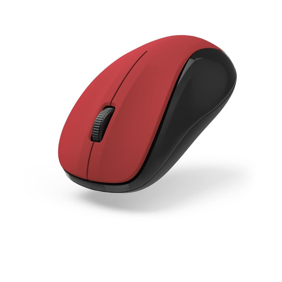 Hama 3 Button Wireless Optical Mouse MW-300 V2 Silent USB Receiver Red