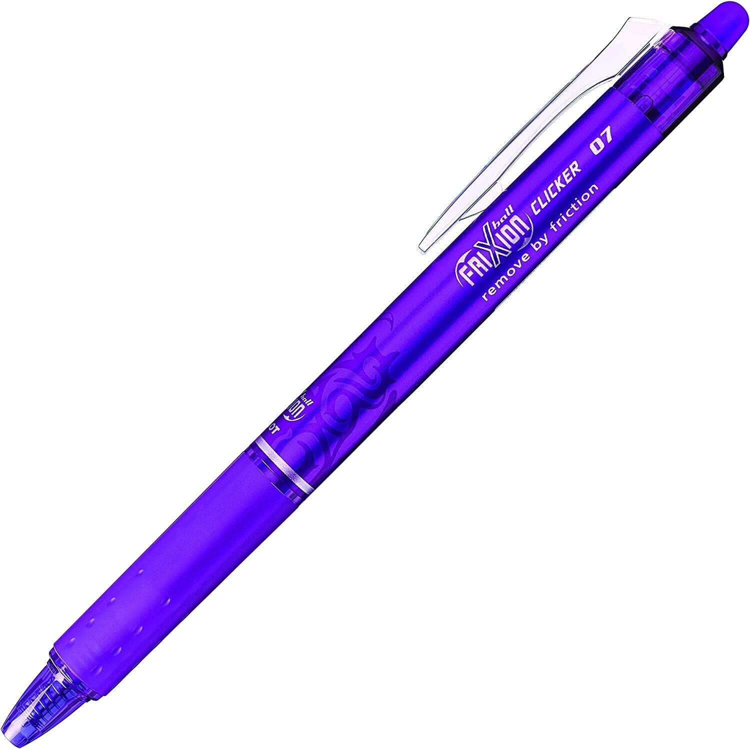 Pilot - FRIXION CLICKER - Inchiostro retrattile cancellabile Viola, Sfera 0.7 mm