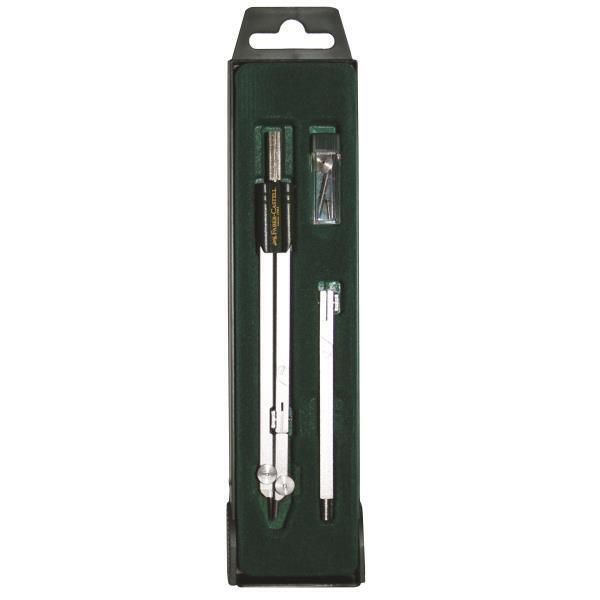 Compasso Faber-Castell Start asta fissa prolunga fissa ottone nichelato 174602