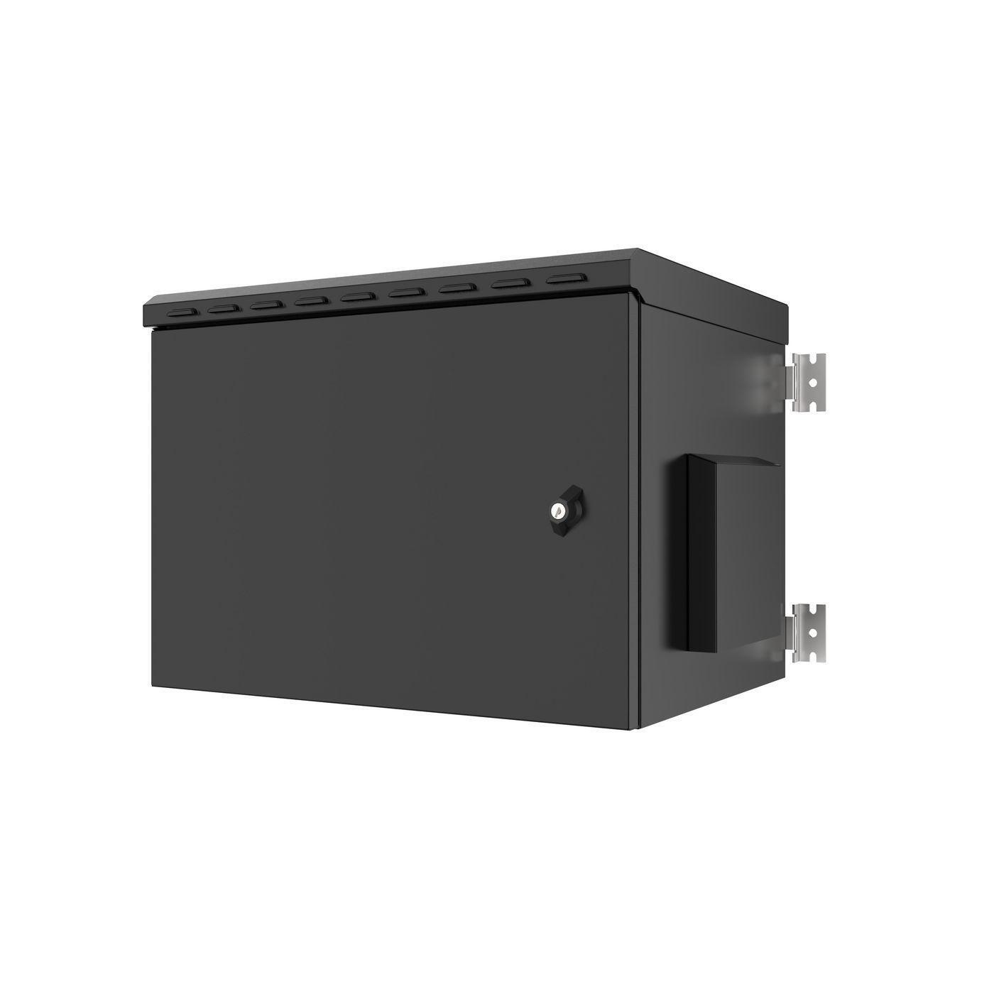 LOGON RWMIP55W07U45B rack 7U Da parete Nero (19 7U IP55 Wall mount - Cabinet 600