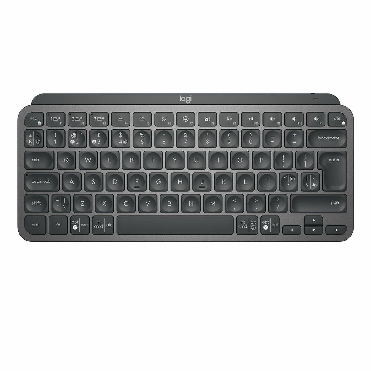 Tastiera Logitech 920-010498 Bluetooth Nero Inglese EEUU Grigio Grafite QWERT