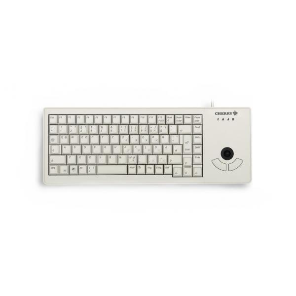 Cherry Xs Trackball Tastiera Usb Belga Grigio (compact Trackball Keyboard Grey -