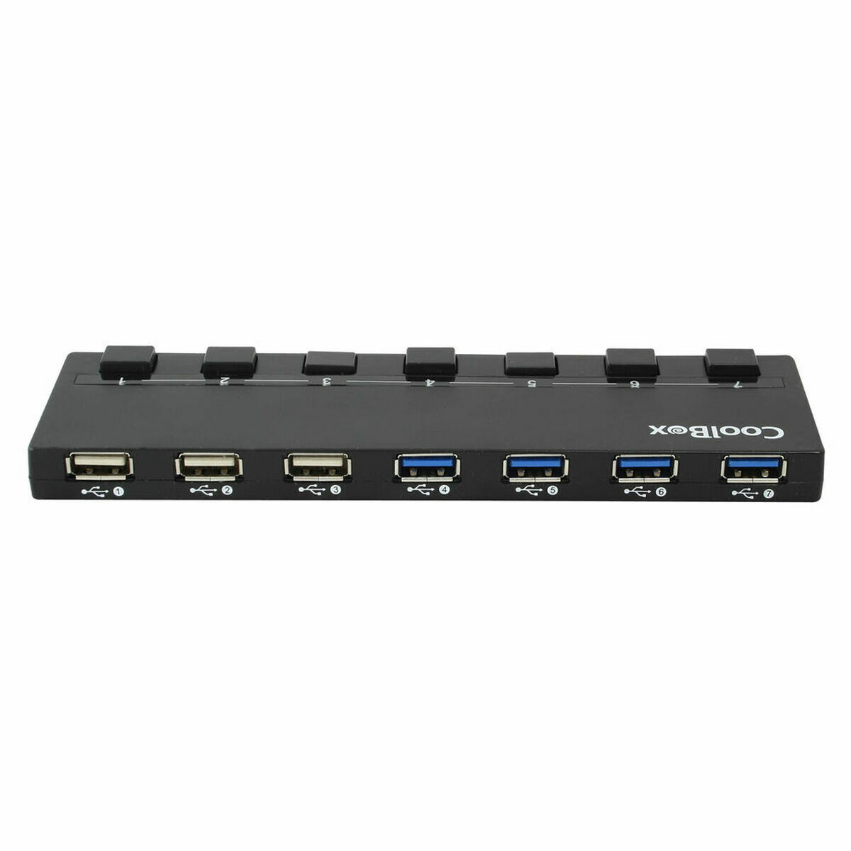 Hub USB CoolBox HUBCOO356A Nero