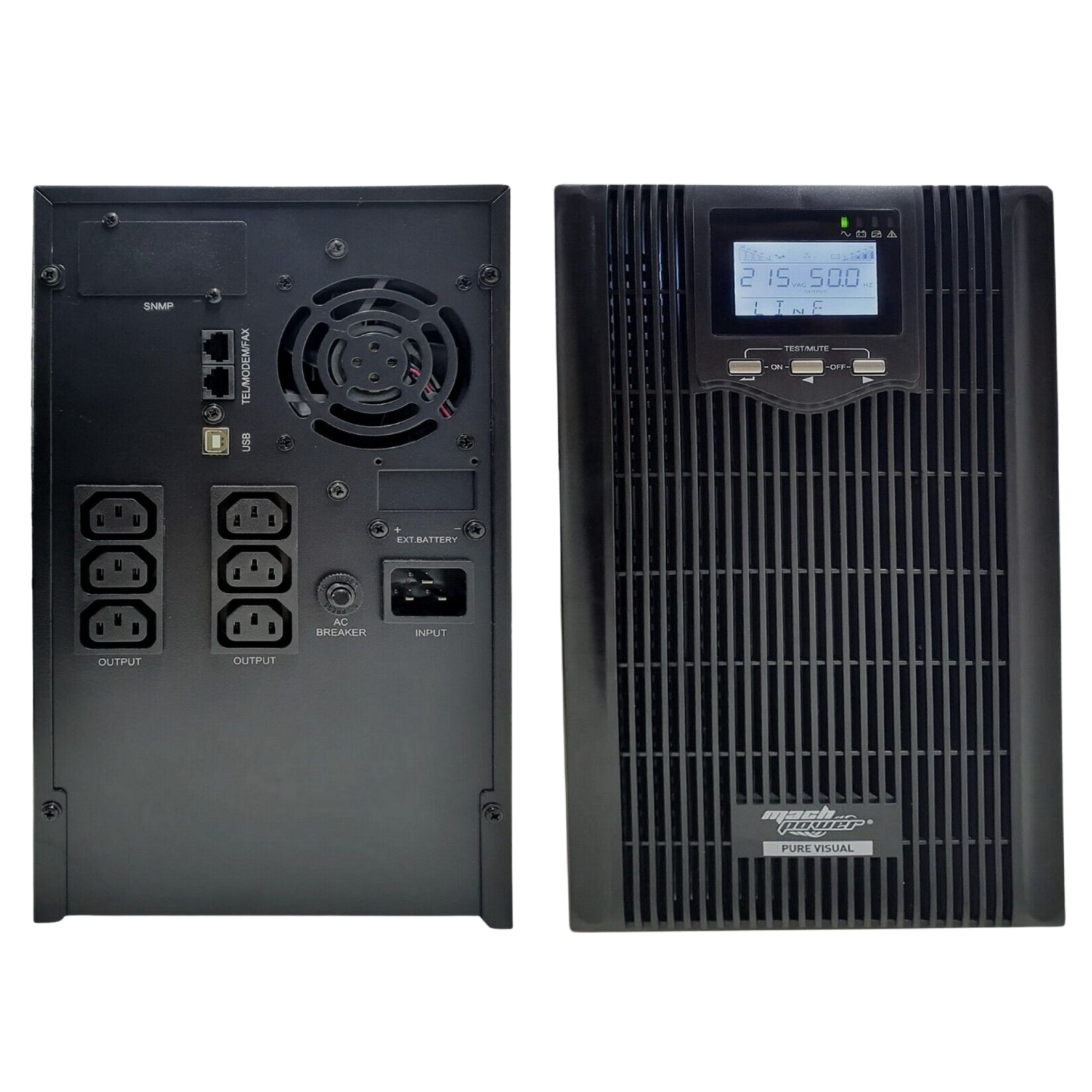 UPS 3000VA 2400W Gruppo di Continuità on line onda Sinusoidale pura Pellet PC
