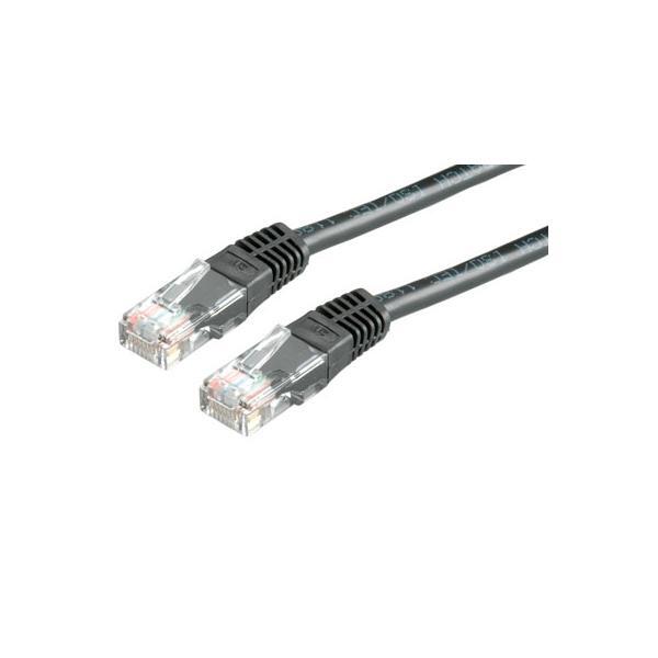 Itb - Secomp Hardware NETWORK CABLE CAT6 UTP BLACK 0.5M