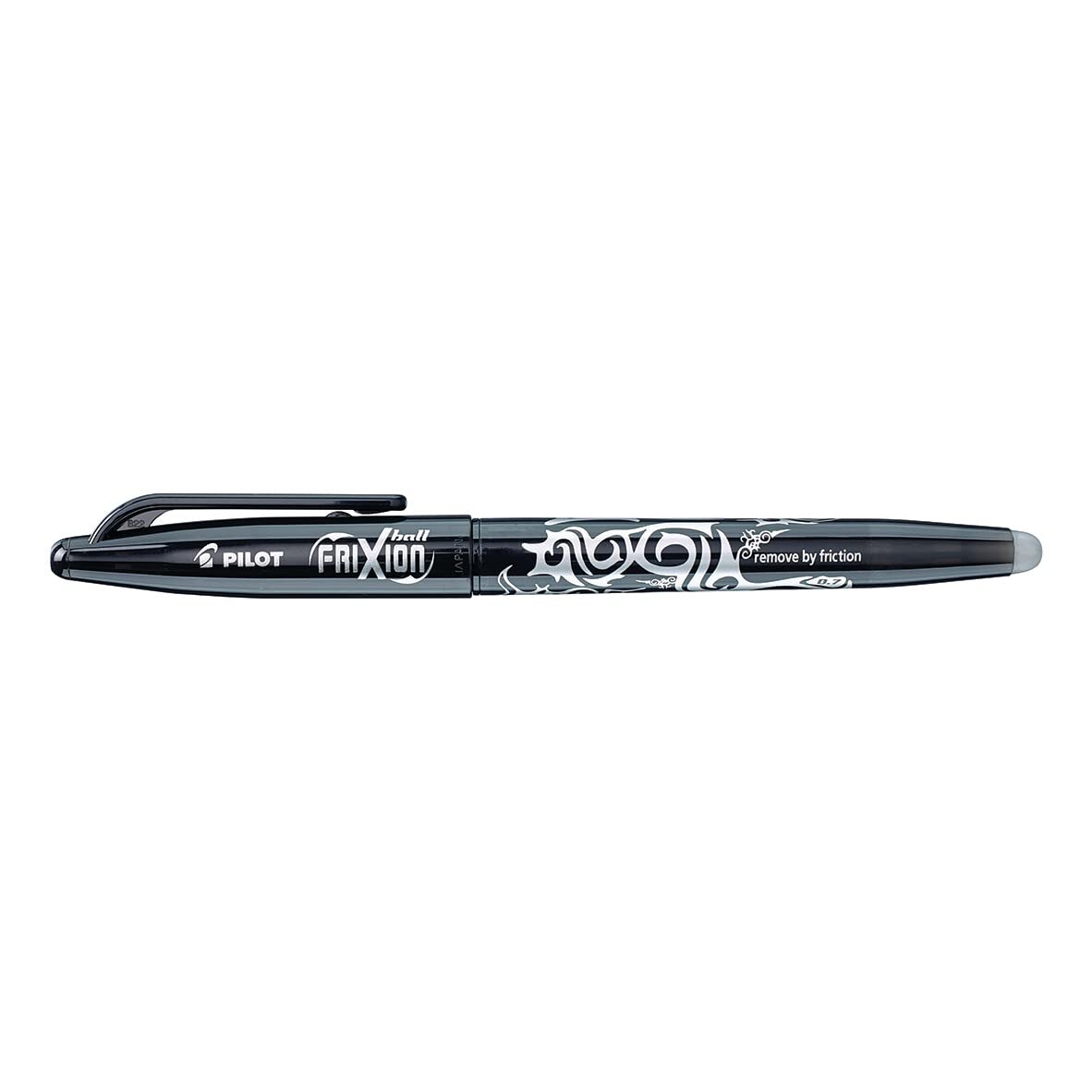 Pilot Frixion Erasable Rollerball Pen 0.7 mm Tip - Black, Single Pen Black 1 Cou