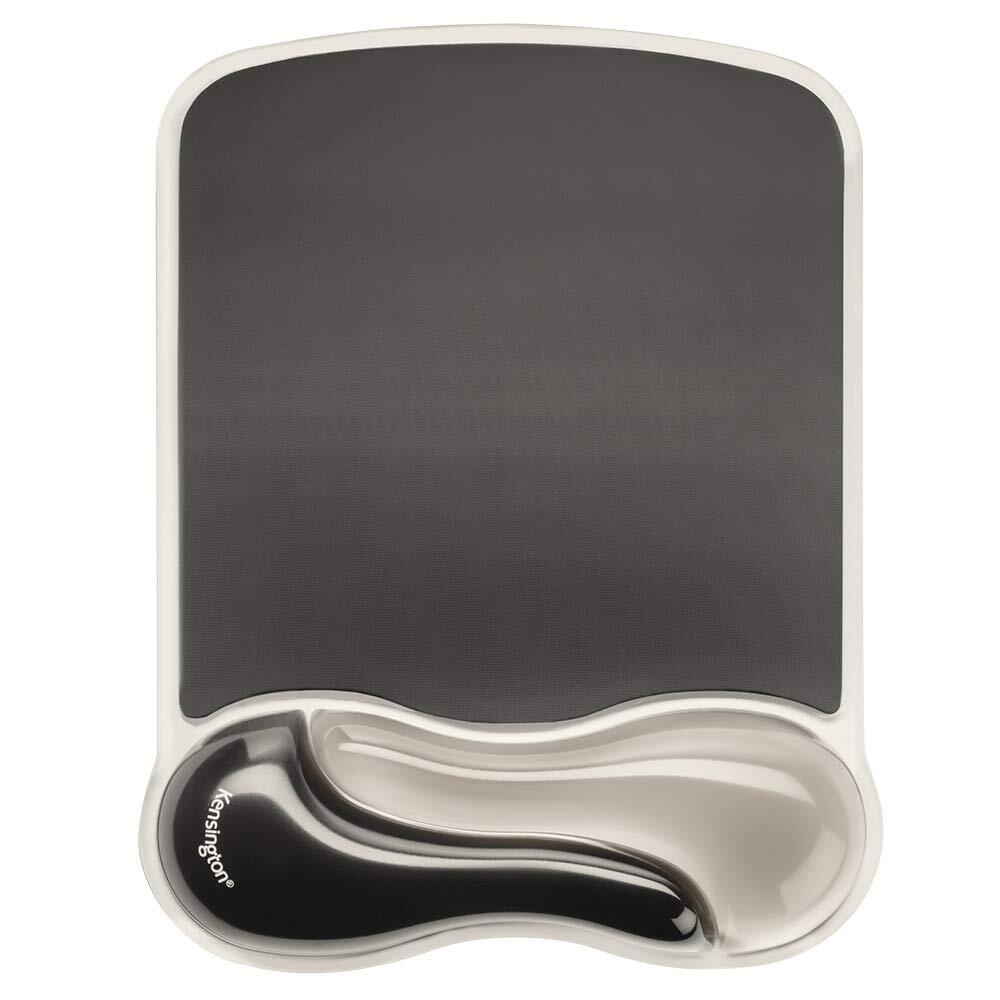 Kensington Mouse Mat with Wrist Rest – Ergonomic duo gel wrist support for compu