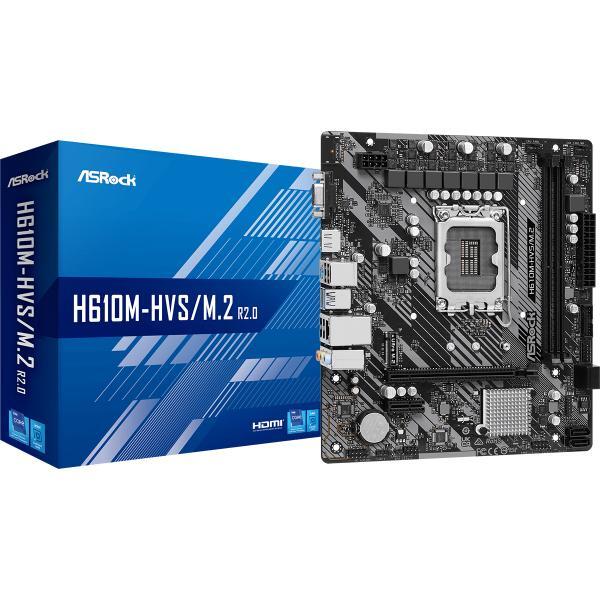 Asrock Mb H610, H610M-Hvs/m.2 R2.0, Lga1700 , Matx T_0194_384427