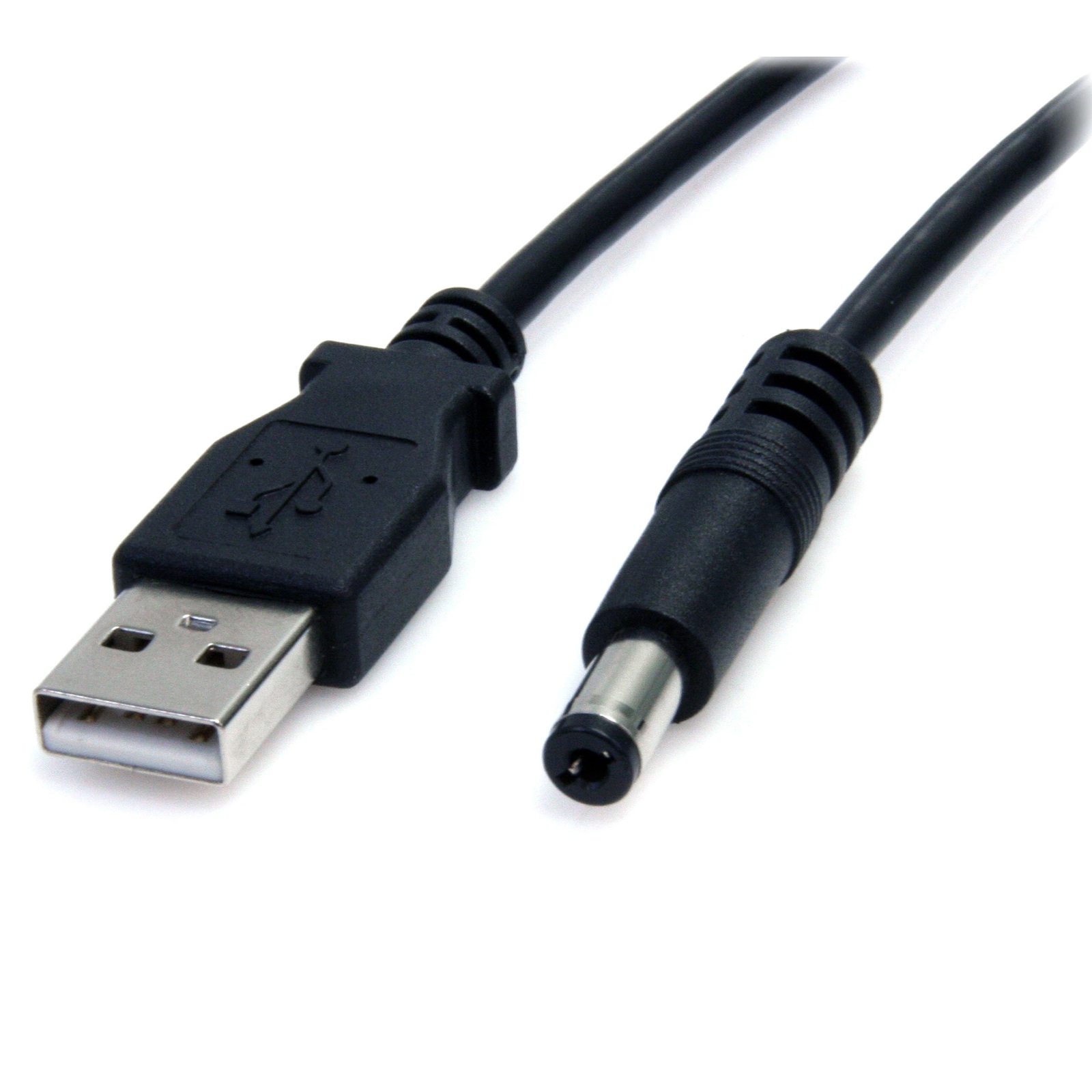StarTech.com 2m USB to Type M Barrel Cable - USB to 5.5mm 5V DC Cable - USB to B