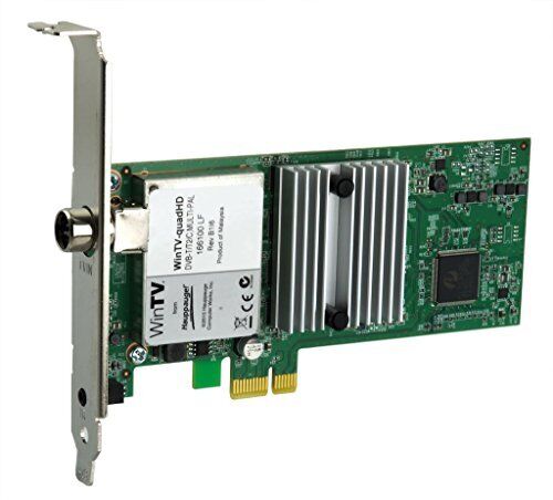 Hauppauge WinTV-quad HD TV Tuner Digitale per la TV, Nero/Antracite (M7Z)