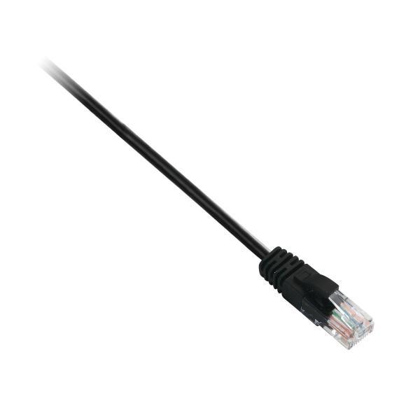 V7 - Cables CAVO DI RETE CAT6 UTP 3M NERO RAME CAVO PATCH