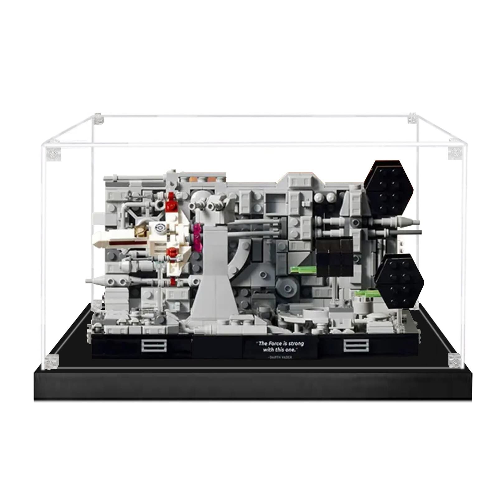 SWDZ Vetrina per Lego Star Wars Death Star Trench Run Diorama 75329 (d4x)