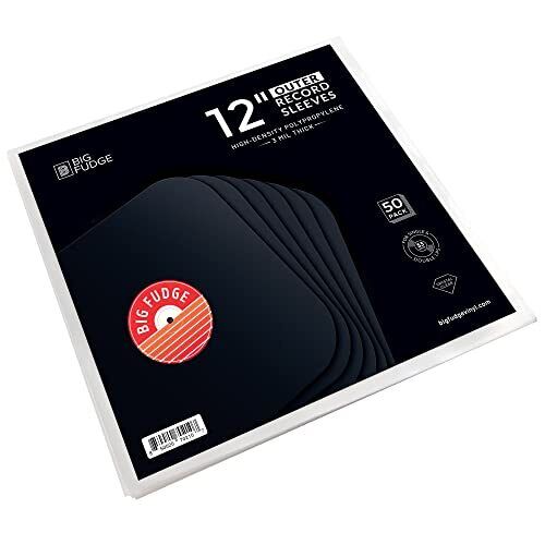 Big Fudge Edizione speciale nera | Buste interne per dischi in vinile (w7i)