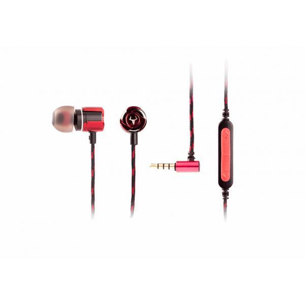 iTek TAURUS IE100 InEar Gaming Headset - Nero/Rosso
