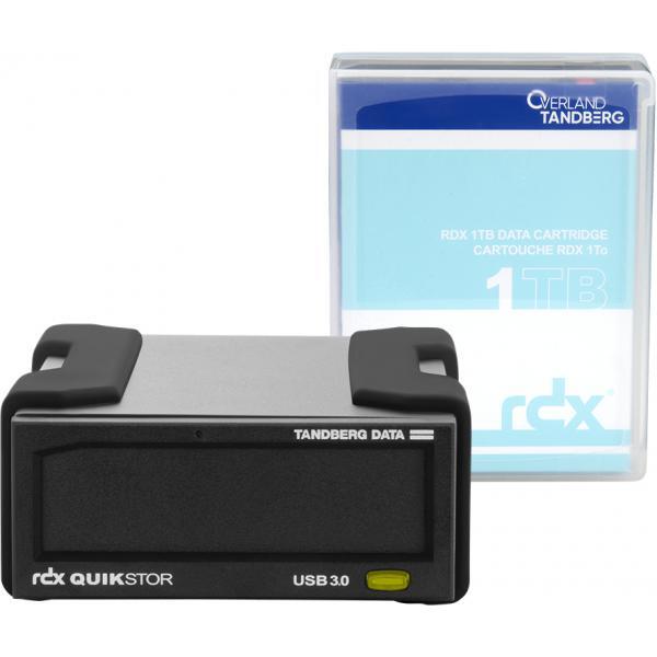 Tandberg - Overland RDX EXT DRIVE 1TB BLACK USB3+ RDX EXT DRIVE 1TB BLACK USB3+