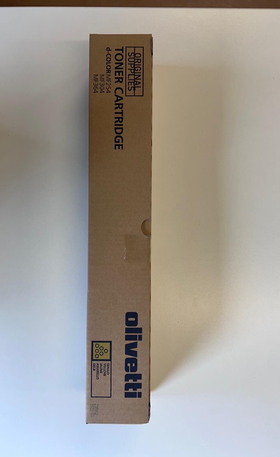 OLIVETTI B1169 A8DA2L0 TONER ORIGINALE GIALLO D-COLOR MF254/MF304/MF364