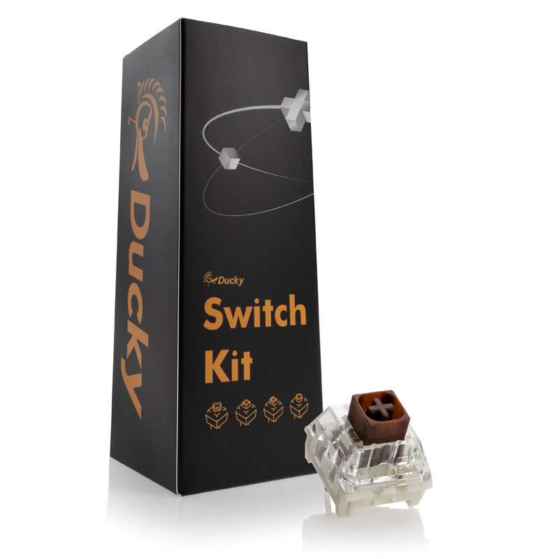 Ducky Kailh Box Brown Switches mechanisch 3-Pin taktil DSK110-BPA2