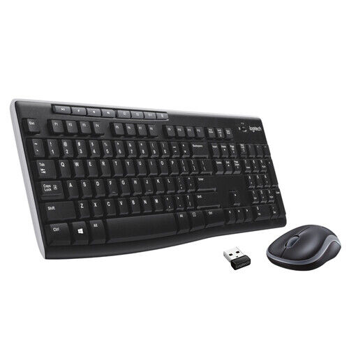 Logitech Wireless Combo MK270 tastiera Mouse incluso USB QWERTZ Svizzere Nero