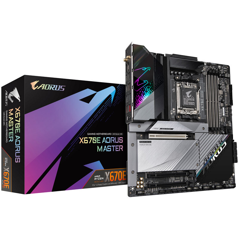 Gigabyte X670E AORUS MASTER (REV. 1.0) AMD Socket AM5 AMD X670E AORUS MASTER