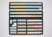 Ducky Cotton Candy Coperchio per tastiera ABS Multicolore DKSA108-USADZZHSC
